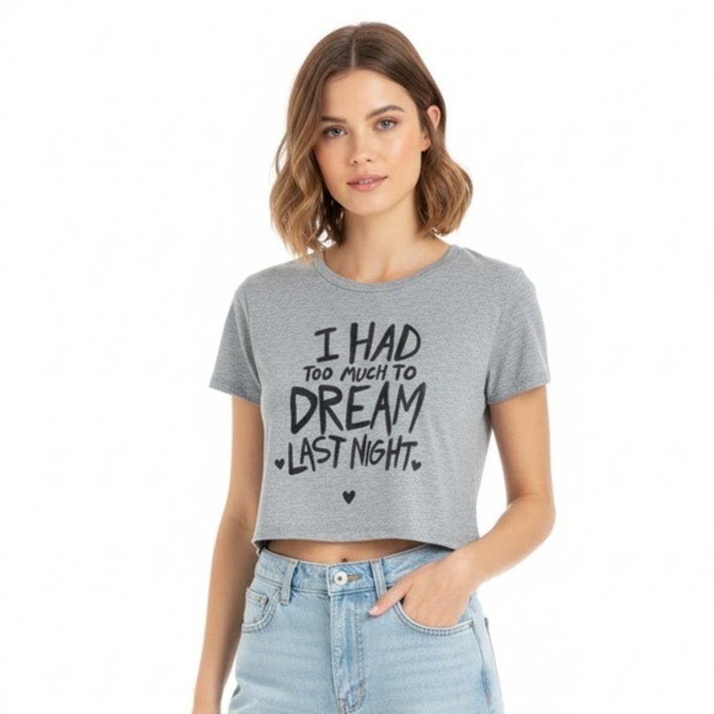 CUTE Crop Baby Tee